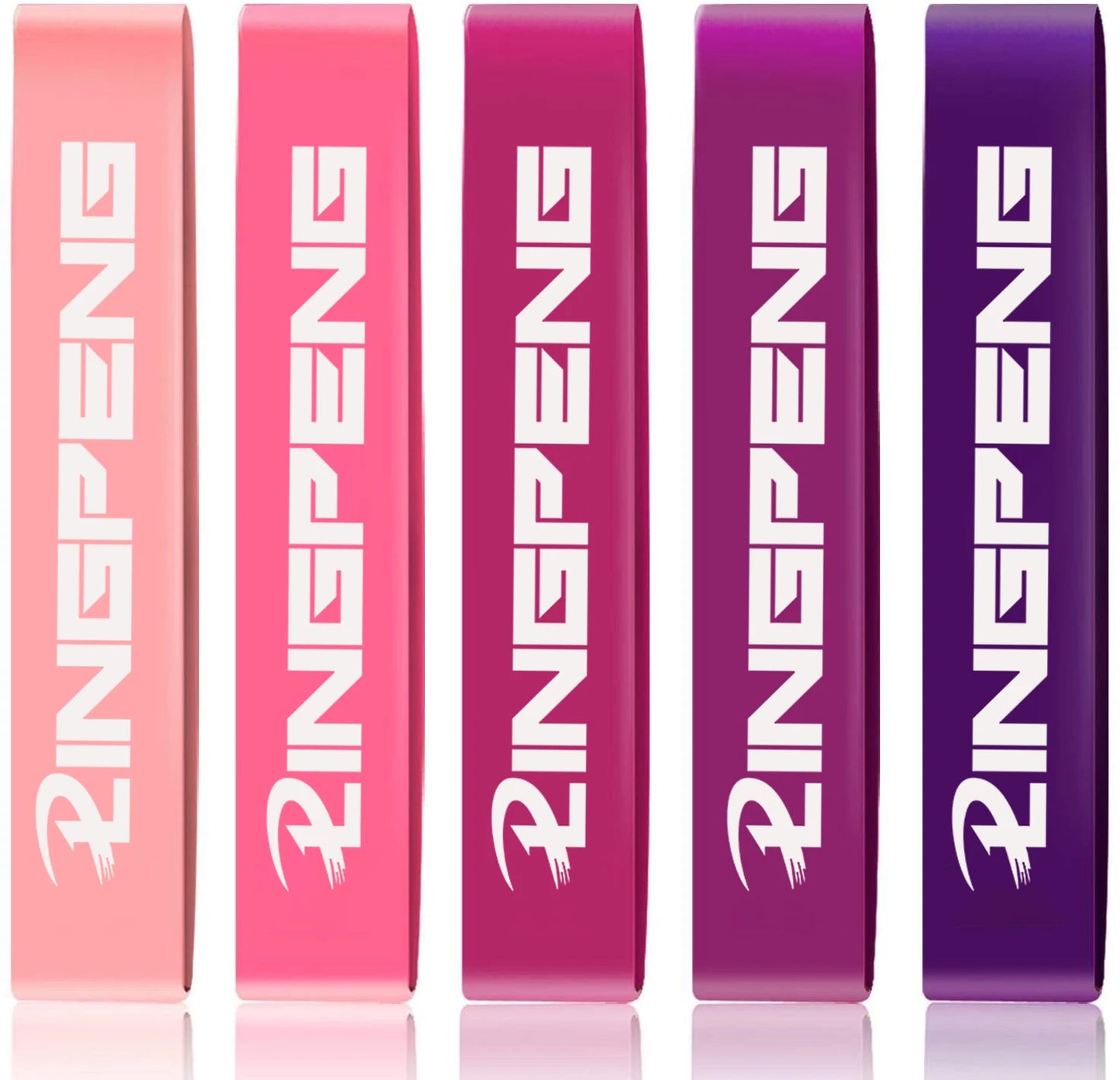 lpcbec Five Piece Fitness Resistance Bands Set For Home Gym And Yoga