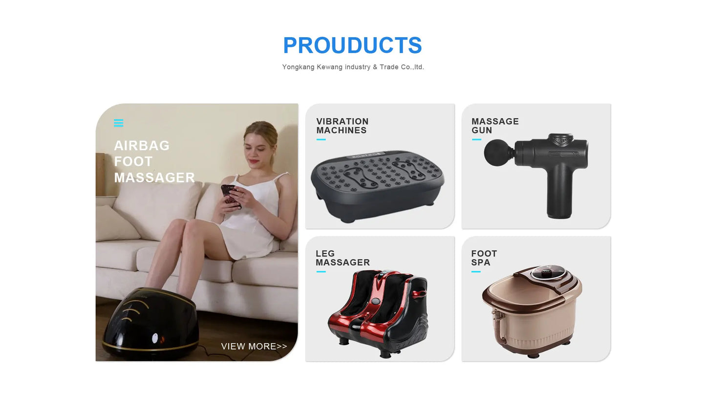 Crazy Fit Massage Vibration Plate for Whole Body Workout Platform