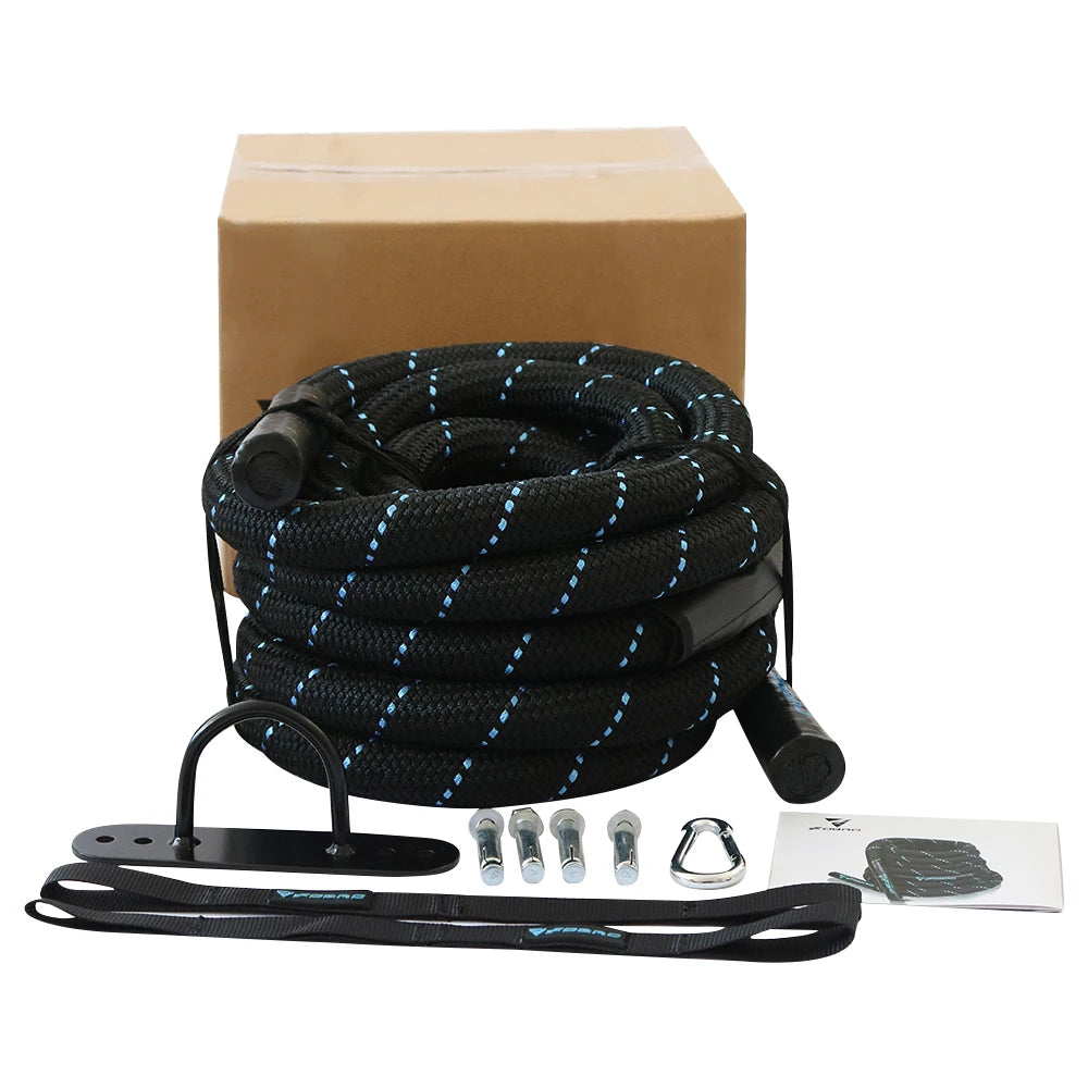 FDBRO Battle Rope Heavy Duty Fitness Rope For Home Gym