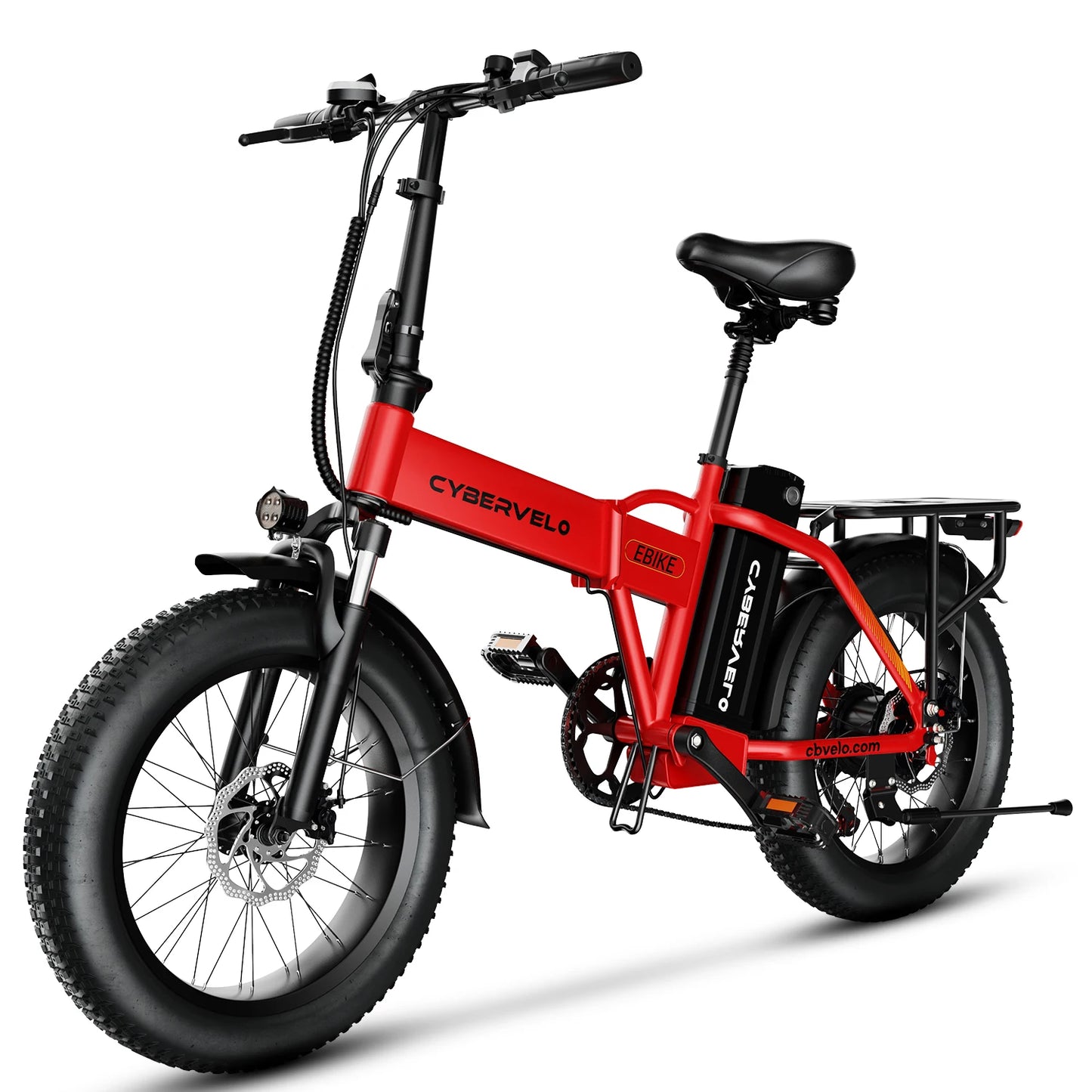 CYBERVELO 1000W Foldable Electric Fat Tire Ebike For Adults