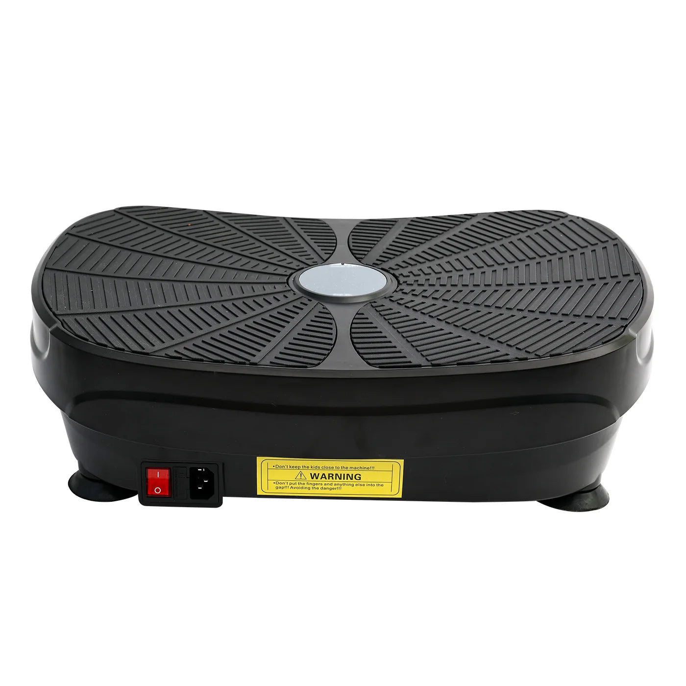 Vibration Plate Exercise Machine Kit Portable Body Workout With Resistance Bands