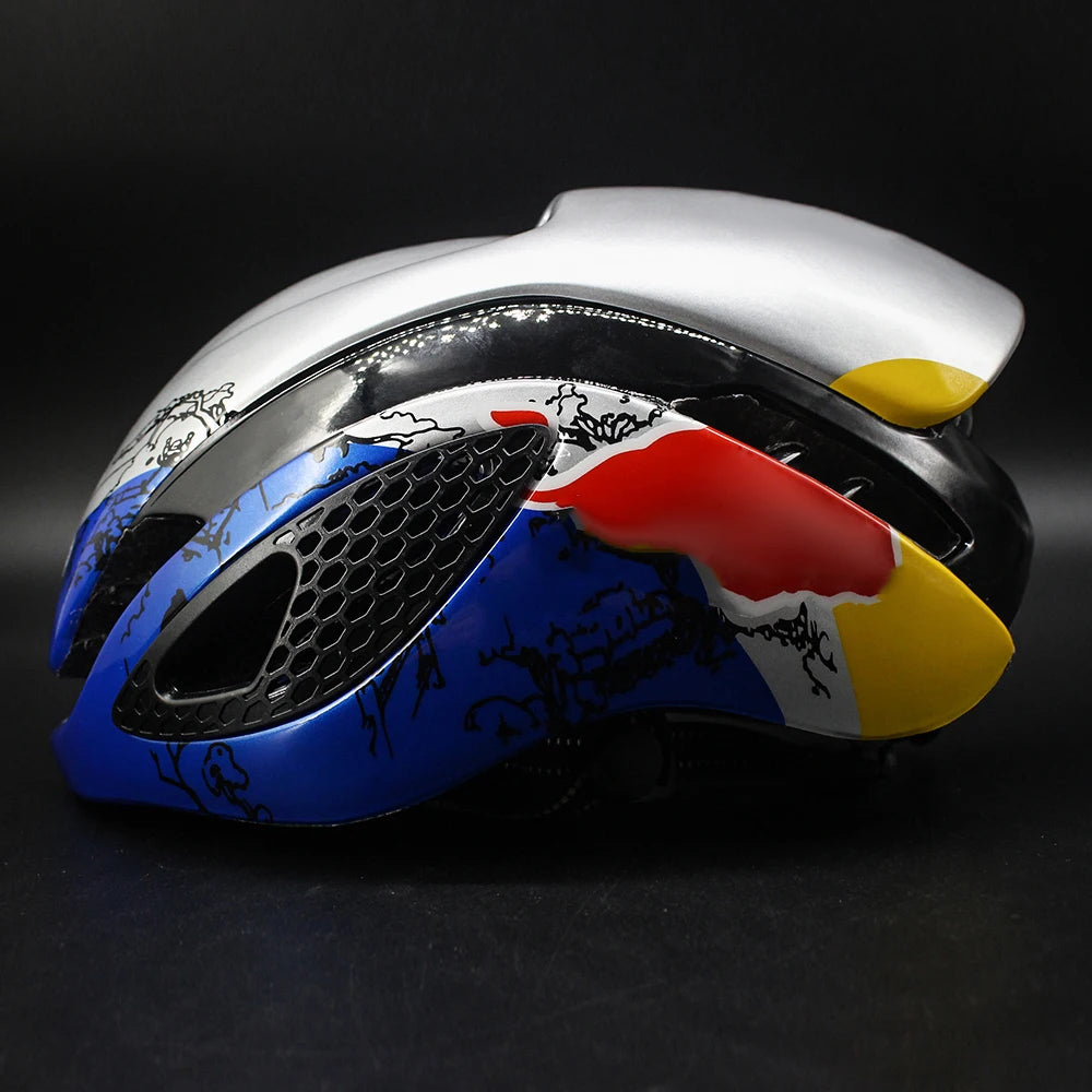 Aero Cycling Helmet for Men and Women Lightweight Time Trial Road Bike Safety Cap