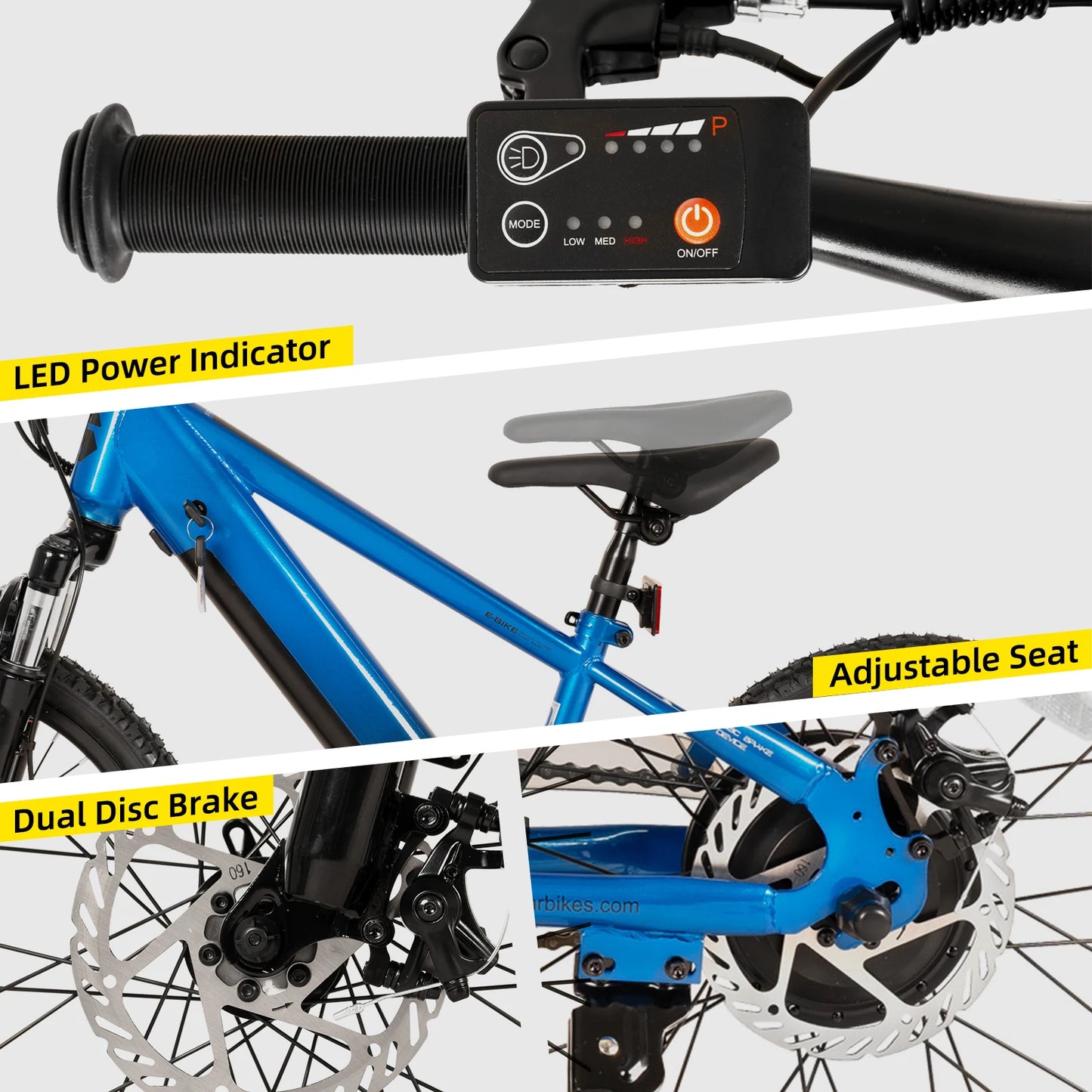 JOYSTAR Kids Electric Bike 250W Motor for Ages 7 Plus