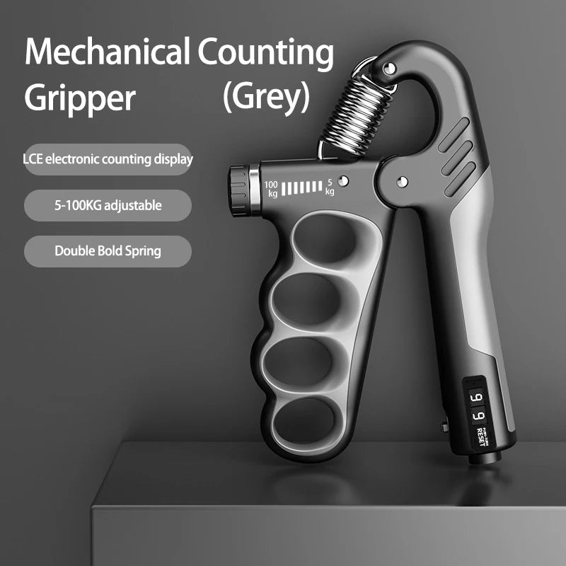 Adjustable 5-100kg Hand Grip Strength Device For Rehabilitation