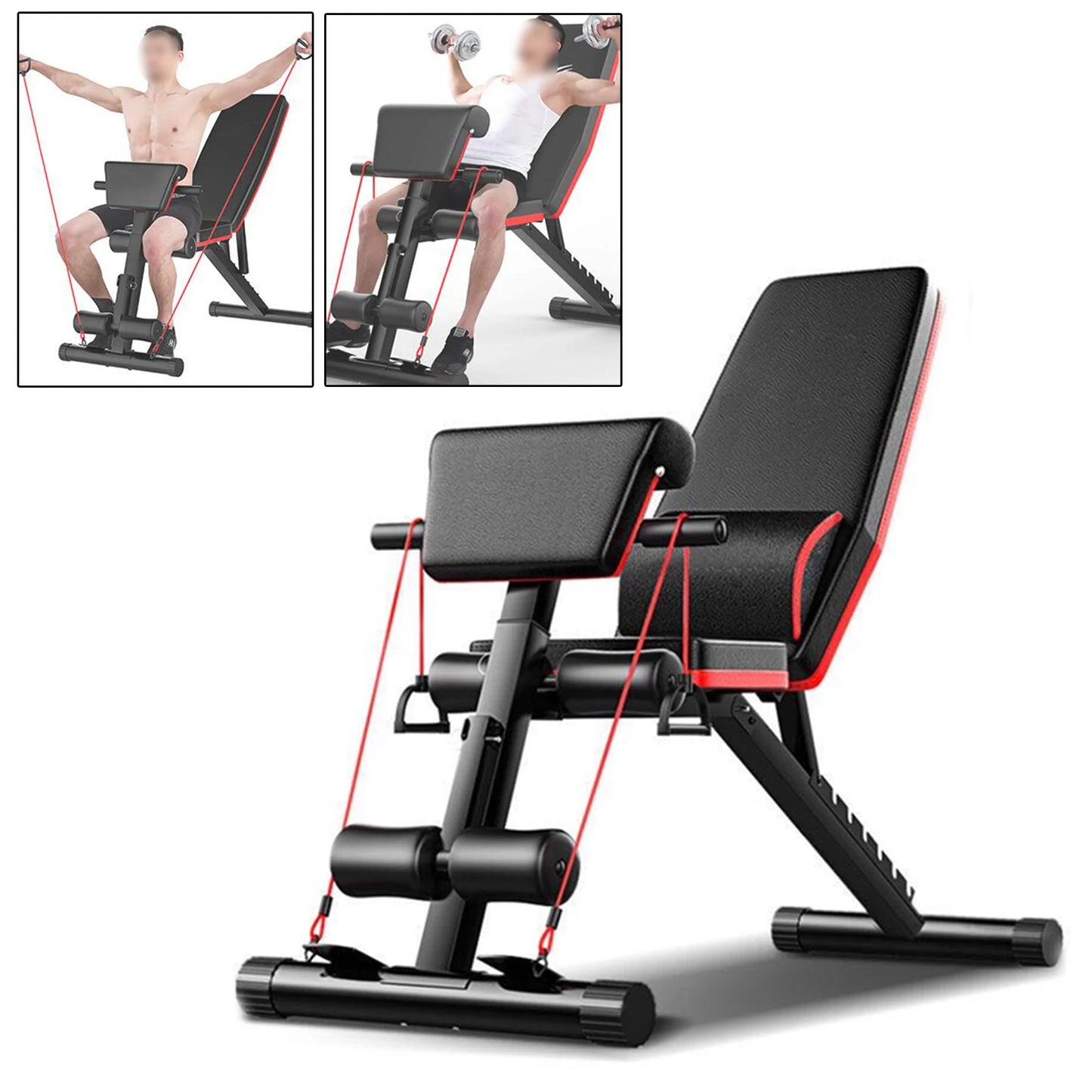 Adjustable Weight Bench For Full Body Home Workout Equipment