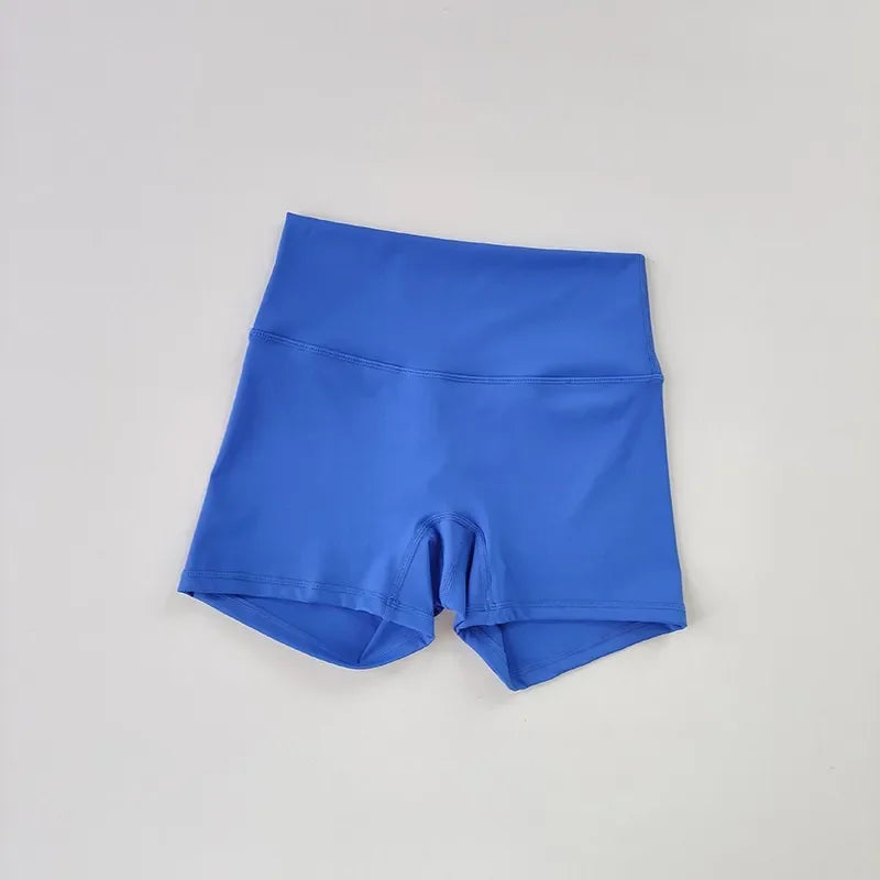 Women Yoga Shorts Breathable High Waist Fitness Running Cycling Gym