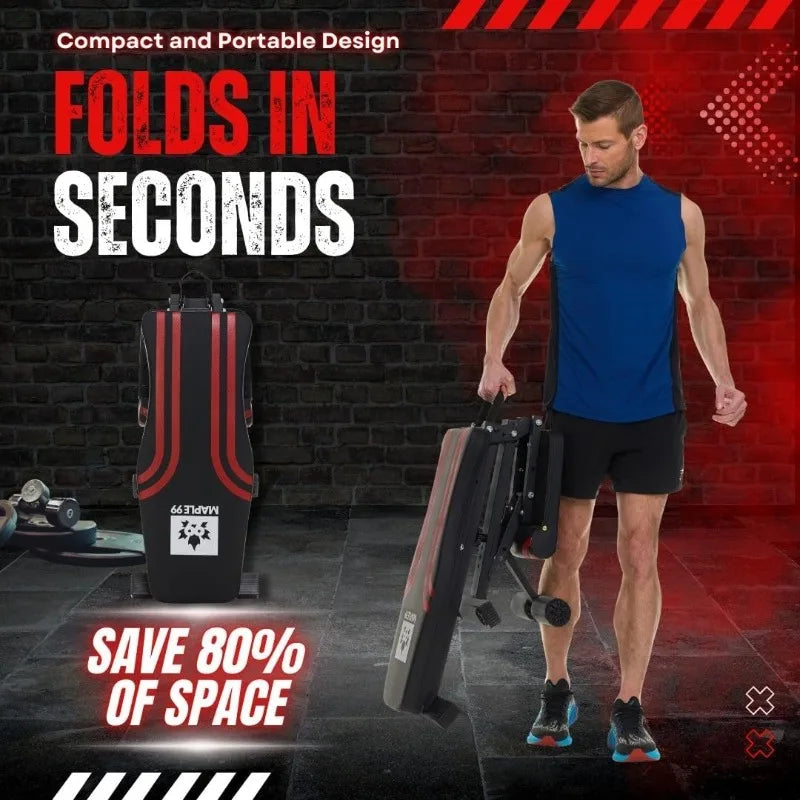 Adjustable Weight Bench for Full Body Workout Heavy-Duty Steel Construction