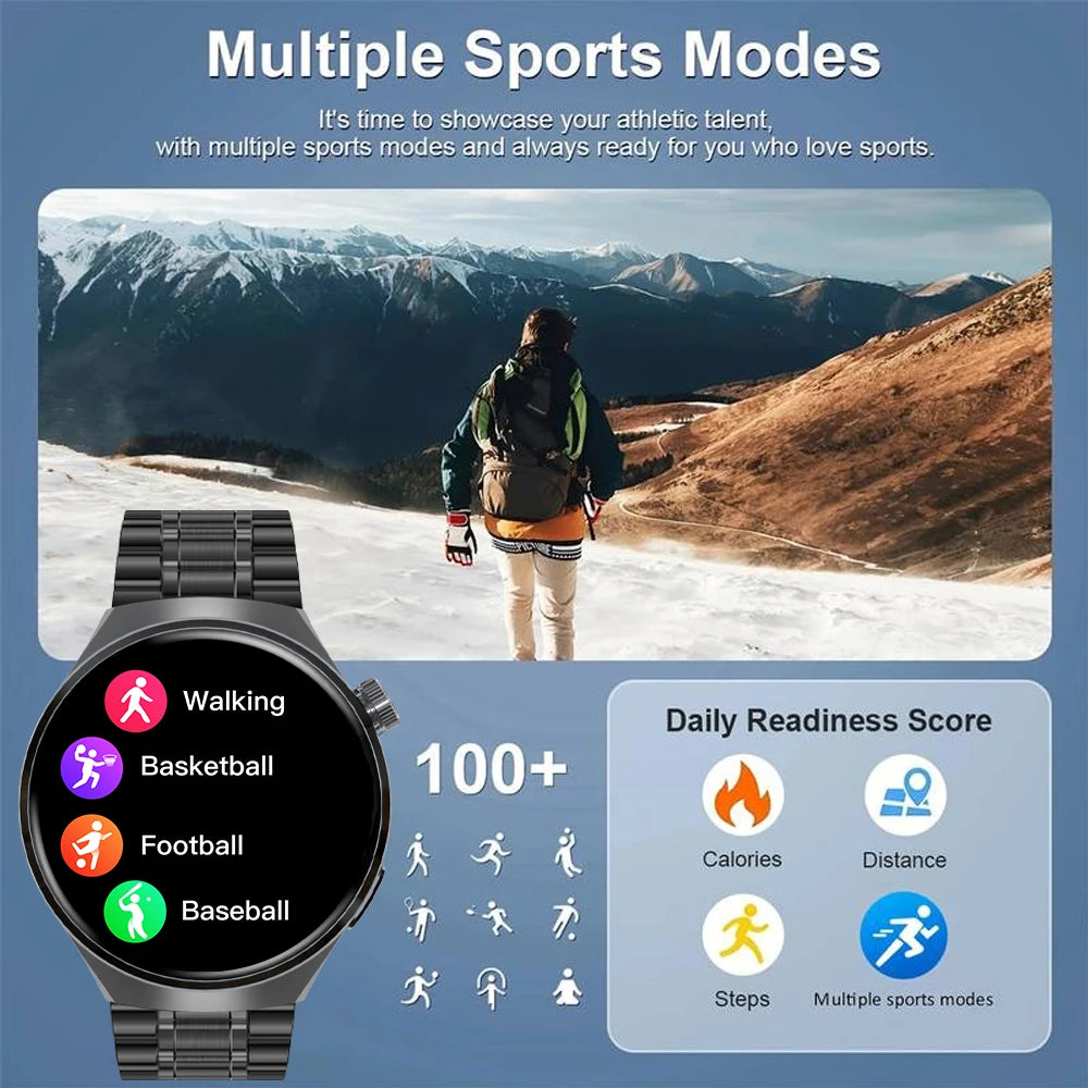 SENBONO Mens Smartwatch Heart Rate SpO2 Bluetooth Multi Sport