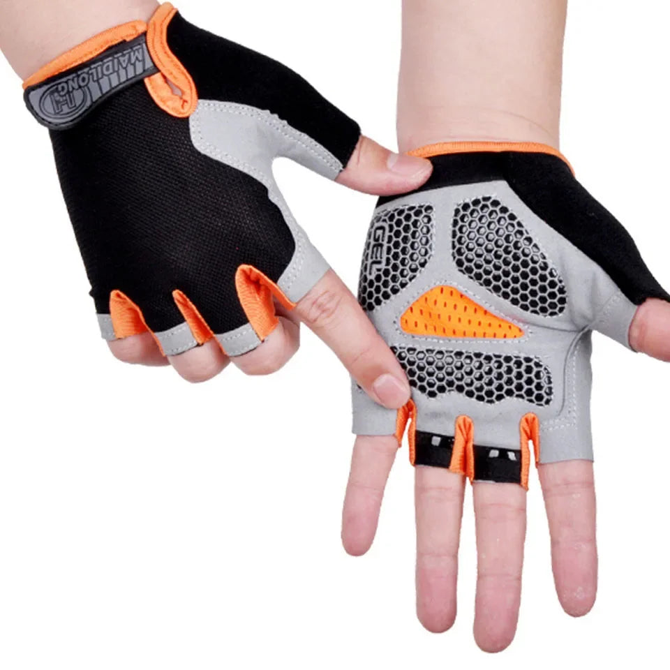 Hign-concerned Heavyweight Gym Training Gloves Finger Non Slip Wrist Support