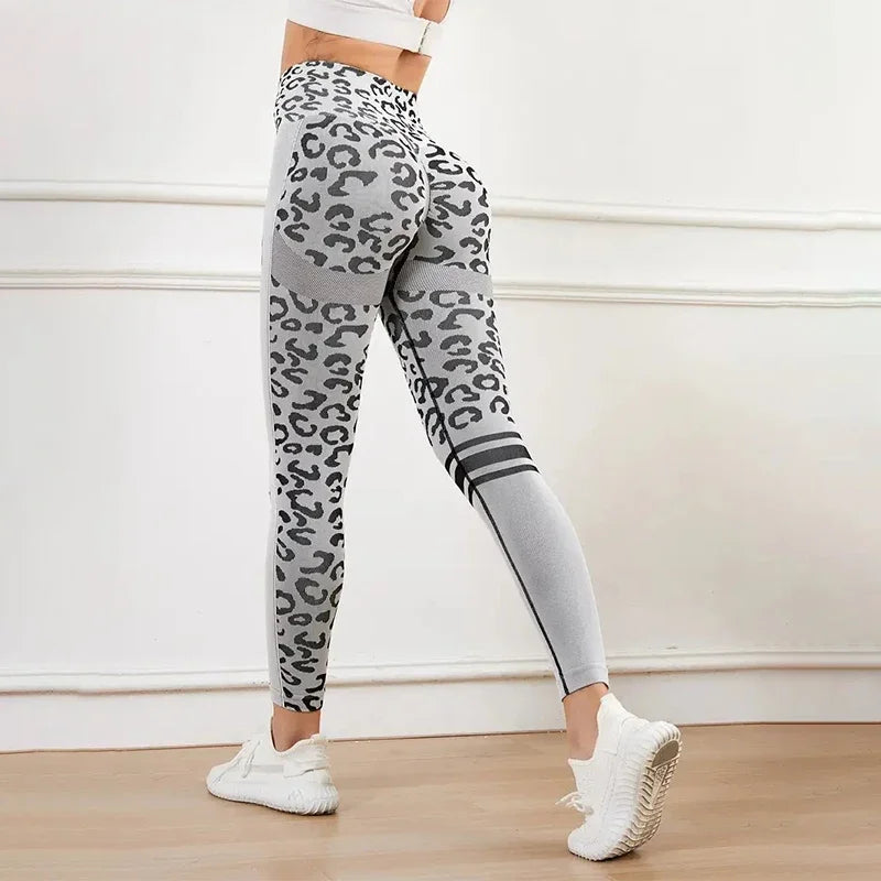 Yoga 9 Minute High Waist Seamless Nylon Fitness Pants