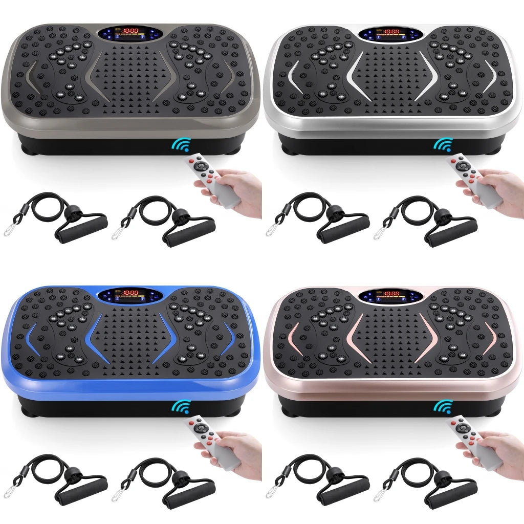 Homfa Vibration Plate Exercise Machine With Loop Bands