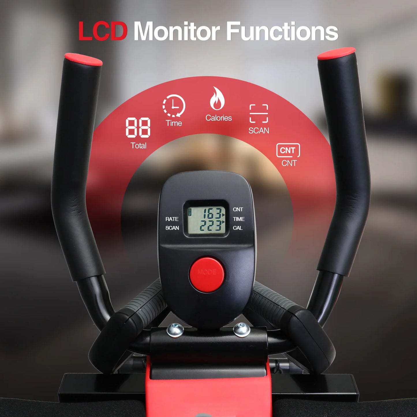 Monorail Ab Machine Ab Cruncher With Adjustable Resistance Levels