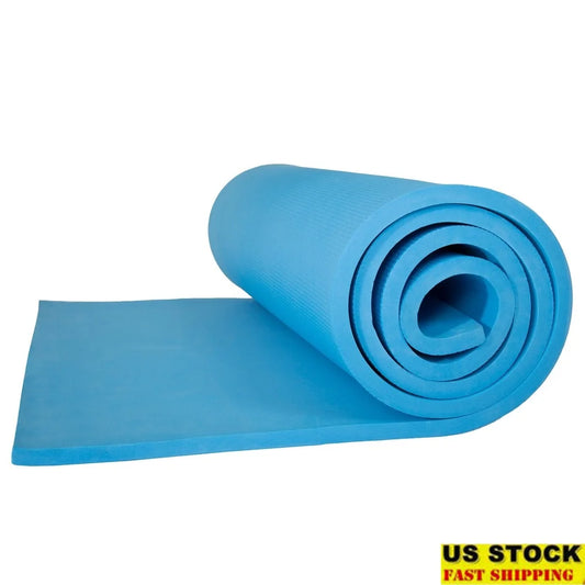 Lightweight Non Slip Foam Sleeping Pad with Carry Strap Camping Hiking Yoga Backpacking Portable Comfort Mat 72 Inch Thick