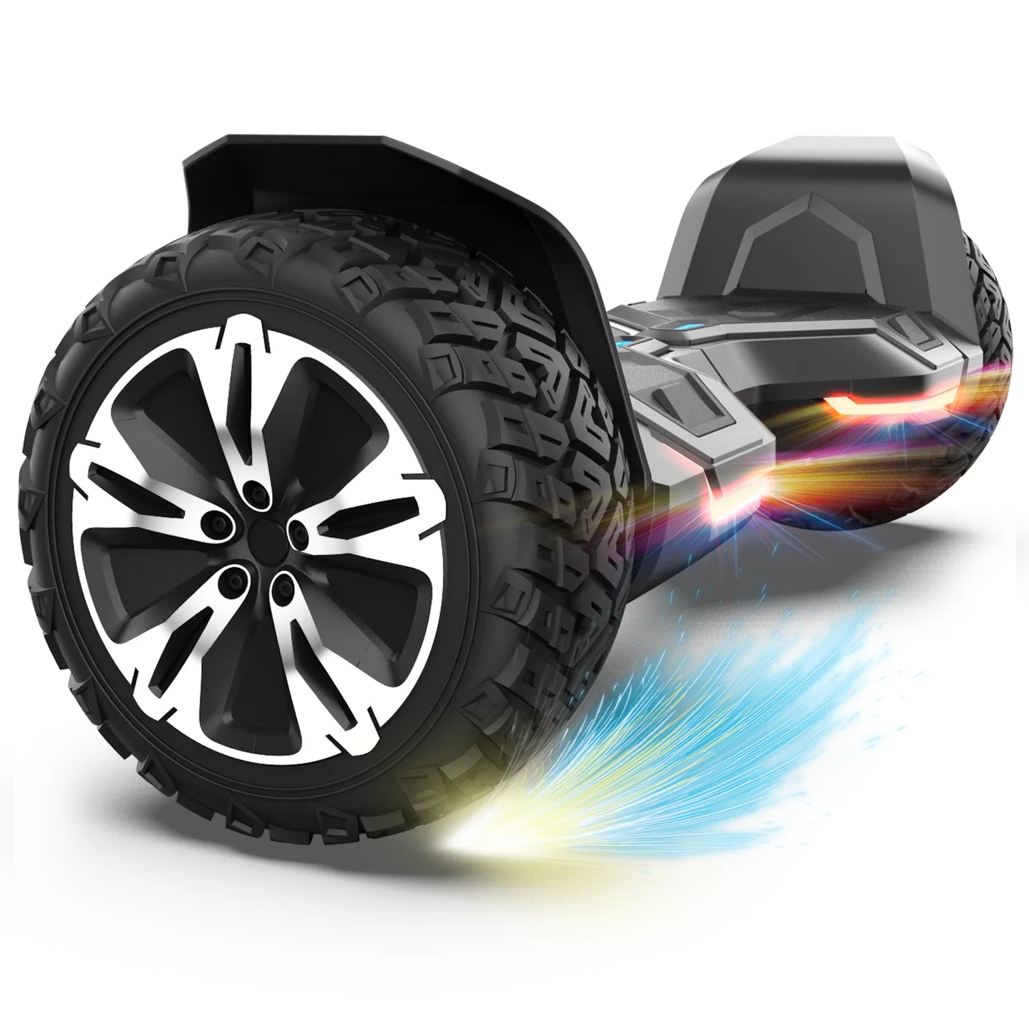 All Terrain Hoverboard With Bluetooth Speakers LED Lights UL2272 Scooter