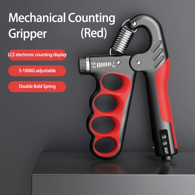 Adjustable 5-100kg Hand Grip Strength Device For Rehabilitation