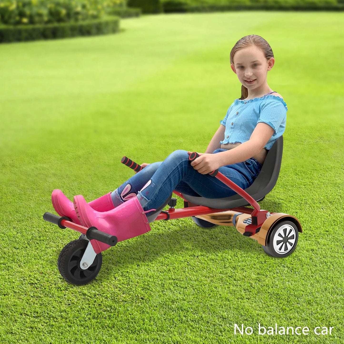 Adjustable Hoverboard Double Seat Attachment For Two Riders Outdoor Use