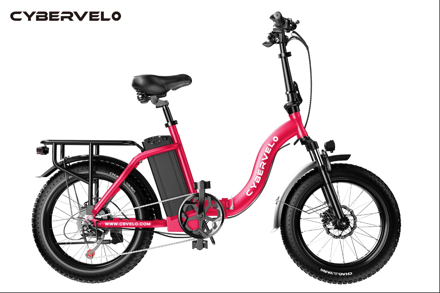 CYBERVELO 1000W Foldable Electric Fat Tire Ebike For Adults