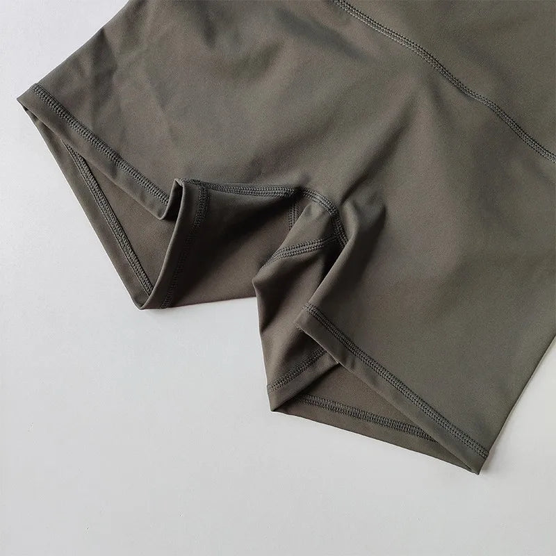 Women Yoga Shorts Breathable High Waist Fitness Running Cycling Gym