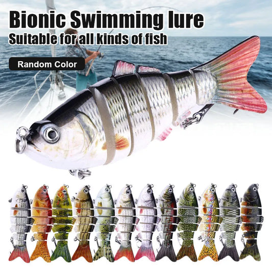 Bionic Fishing Lures Realistic Fish Shape Bait 5pcs
