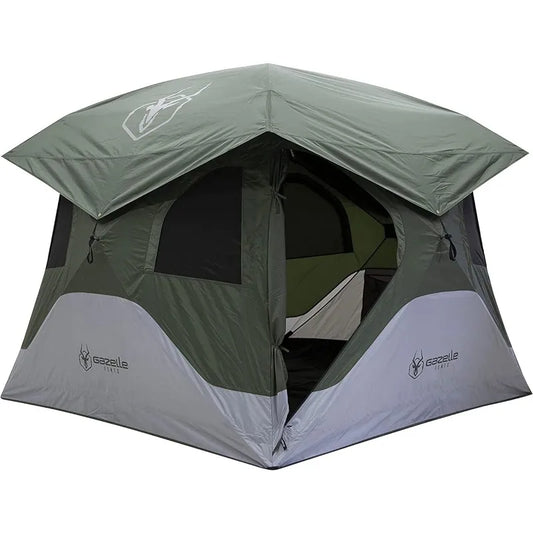 Gazelle Tents T4 Hub Tent for 4 People Easy Setup Waterproof and UV Resistant