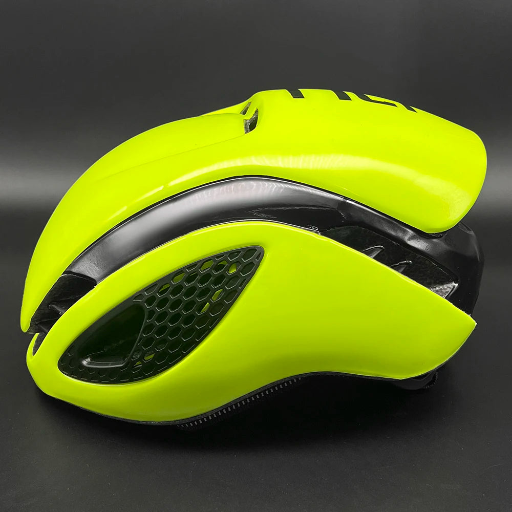 Aero Cycling Helmet for Men and Women Lightweight Time Trial Road Bike Safety Cap