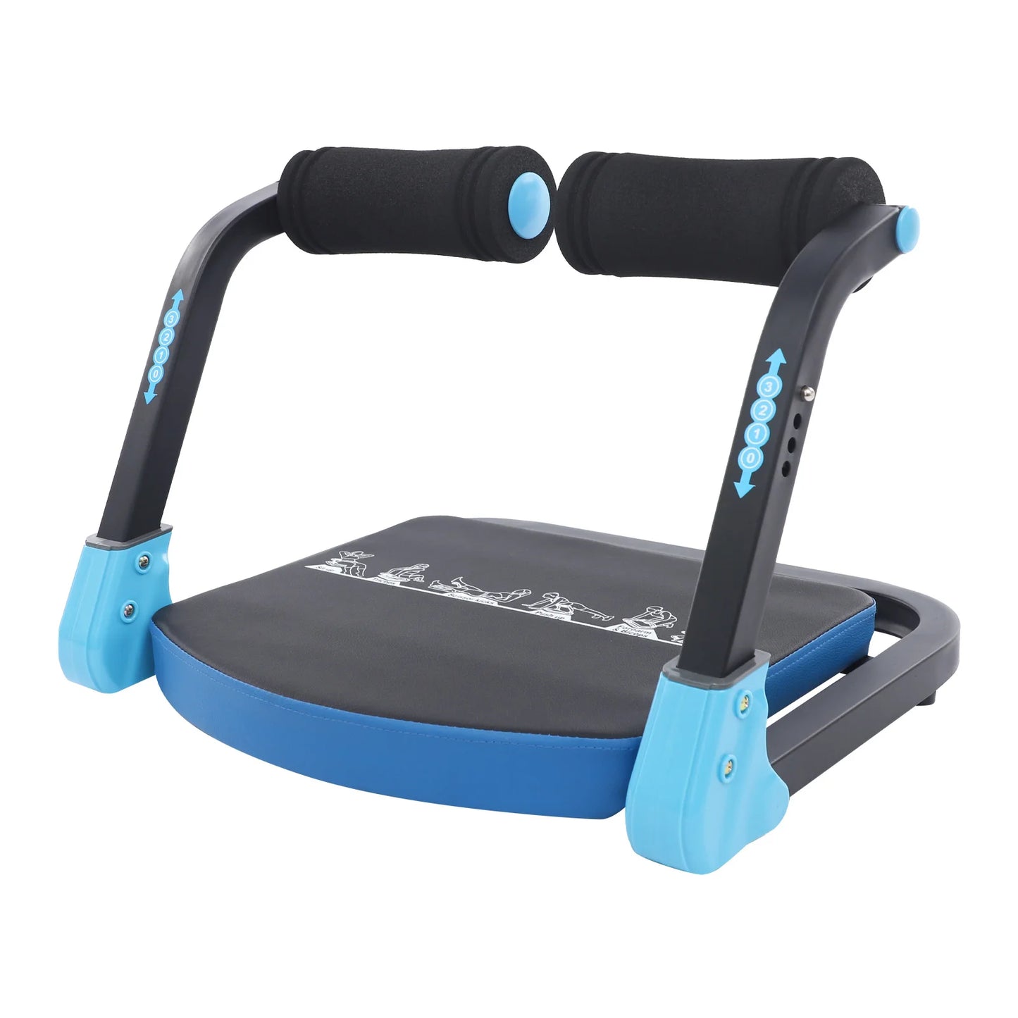 Sit Up Ab Trainer Multifunctional Abdominal Workout Equipment 265 Lbs