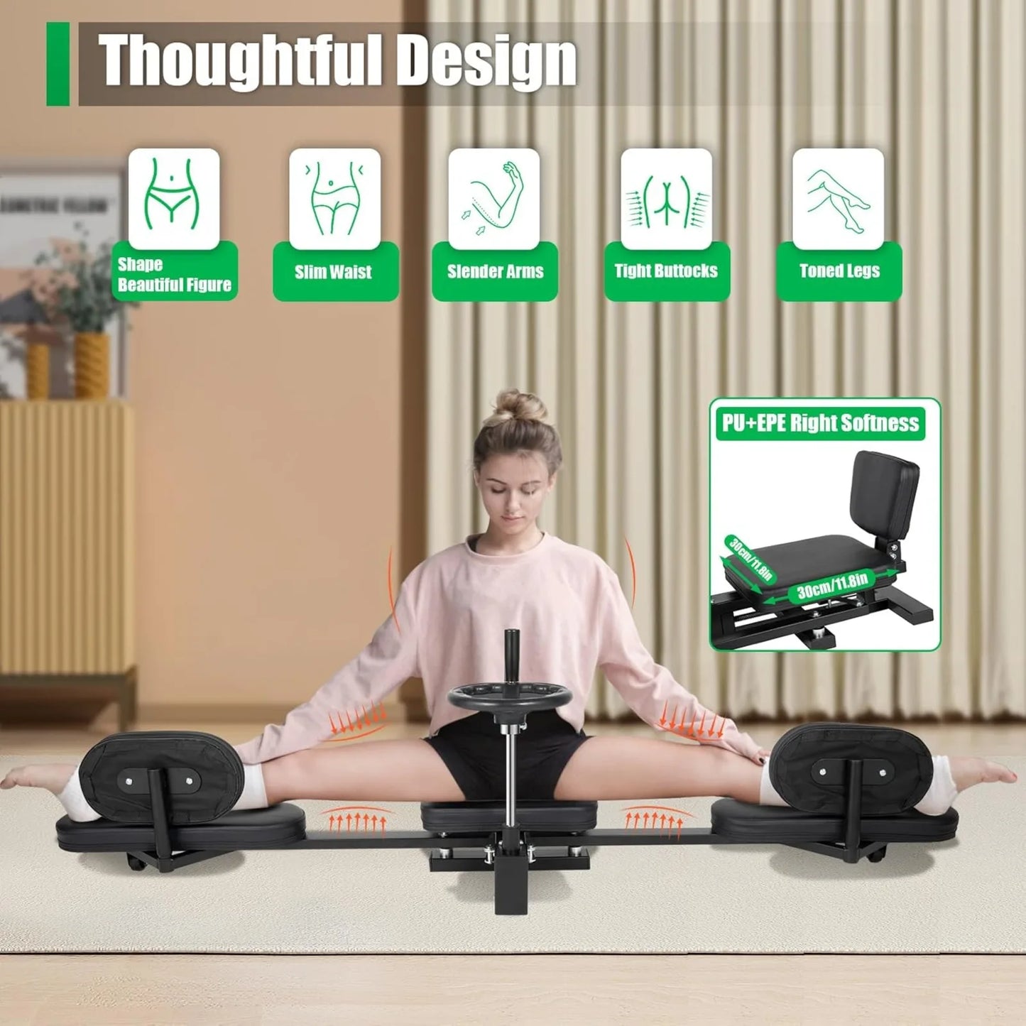 Leg Stretcher Machine For Flexibility Training Fitness Yoga