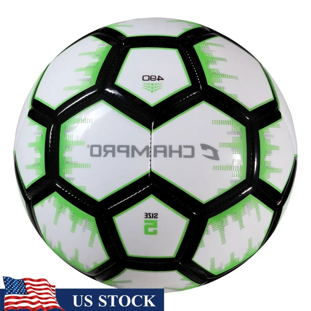 Durable Size 3 Youth Soccer Ball Shiny Synthetic Leather Machine Stitched
