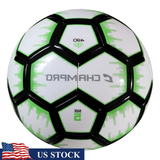 Durable Size 3 Youth Soccer Ball Shiny Synthetic Leather Machine Stitched