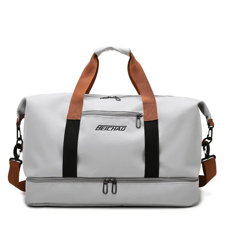 HDIRXGC Travel Gym Bag Portable Fitness Shoulder Crossbody Bag