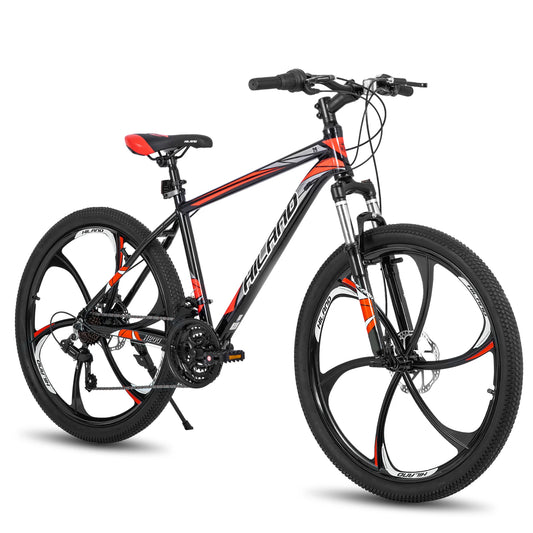 Hiland Mountain Bike 21 Speed Drivetrain Aluminum Frame