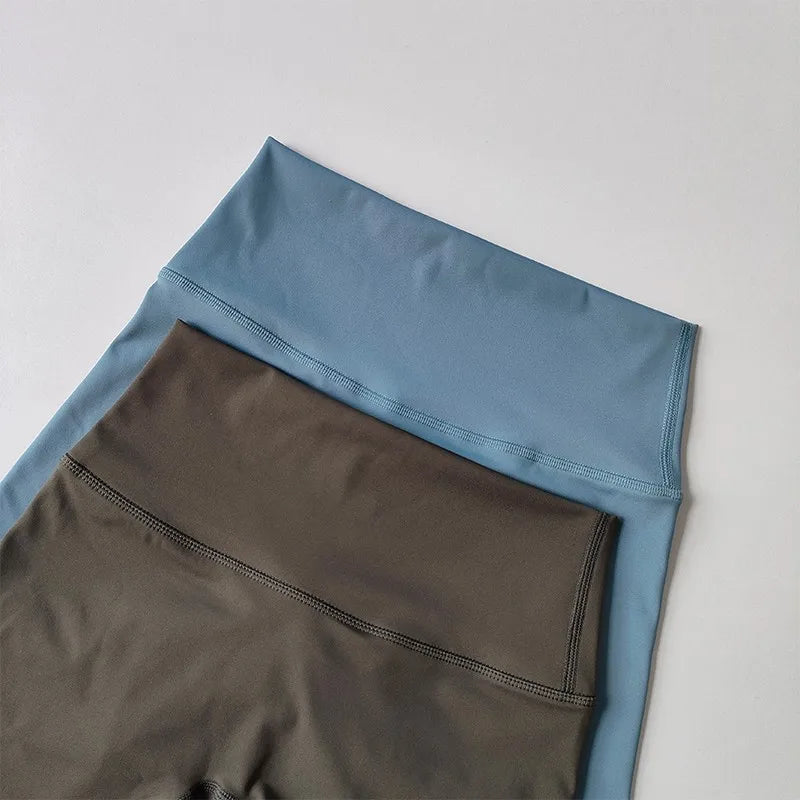 Women Yoga Shorts Breathable High Waist Fitness Running Cycling Gym