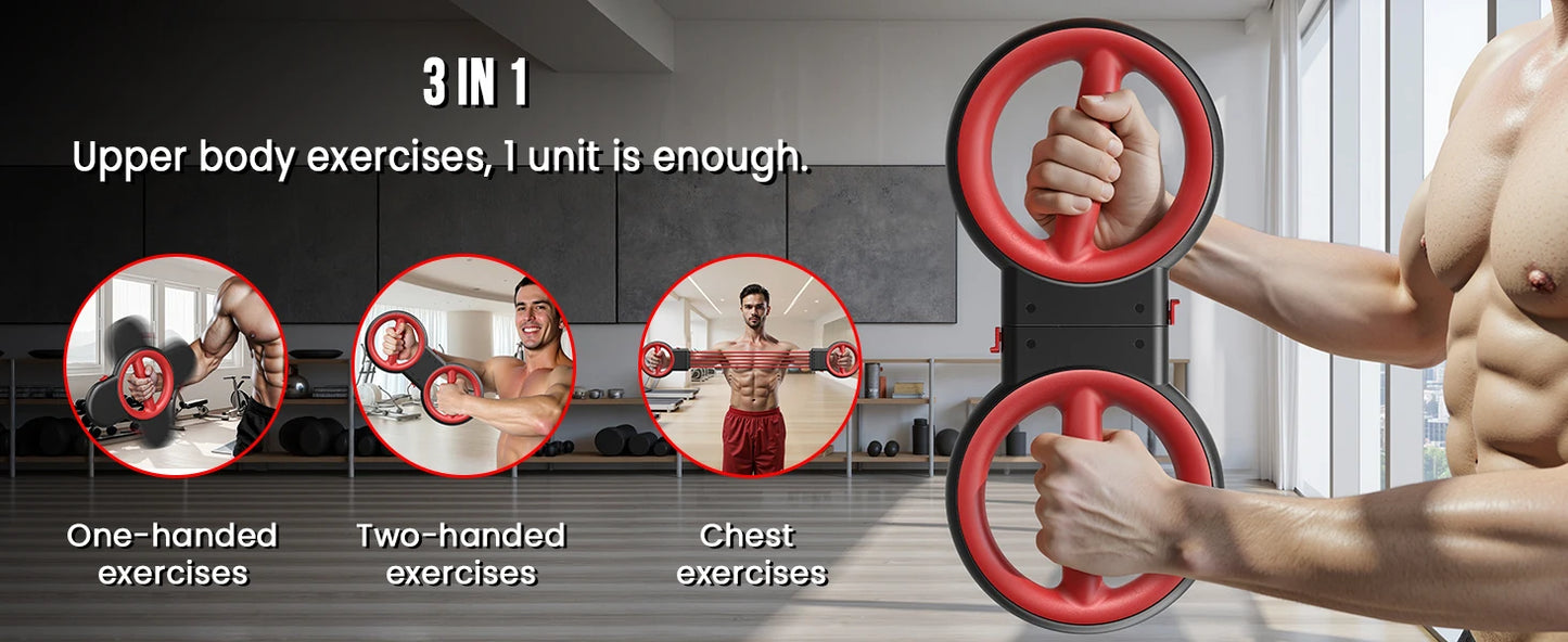 3In1 Arm Exerciser For Forearm And Upper Body Strength Training