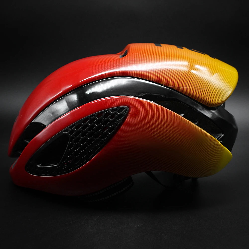 Aero Cycling Helmet for Men and Women Lightweight Time Trial Road Bike Safety Cap