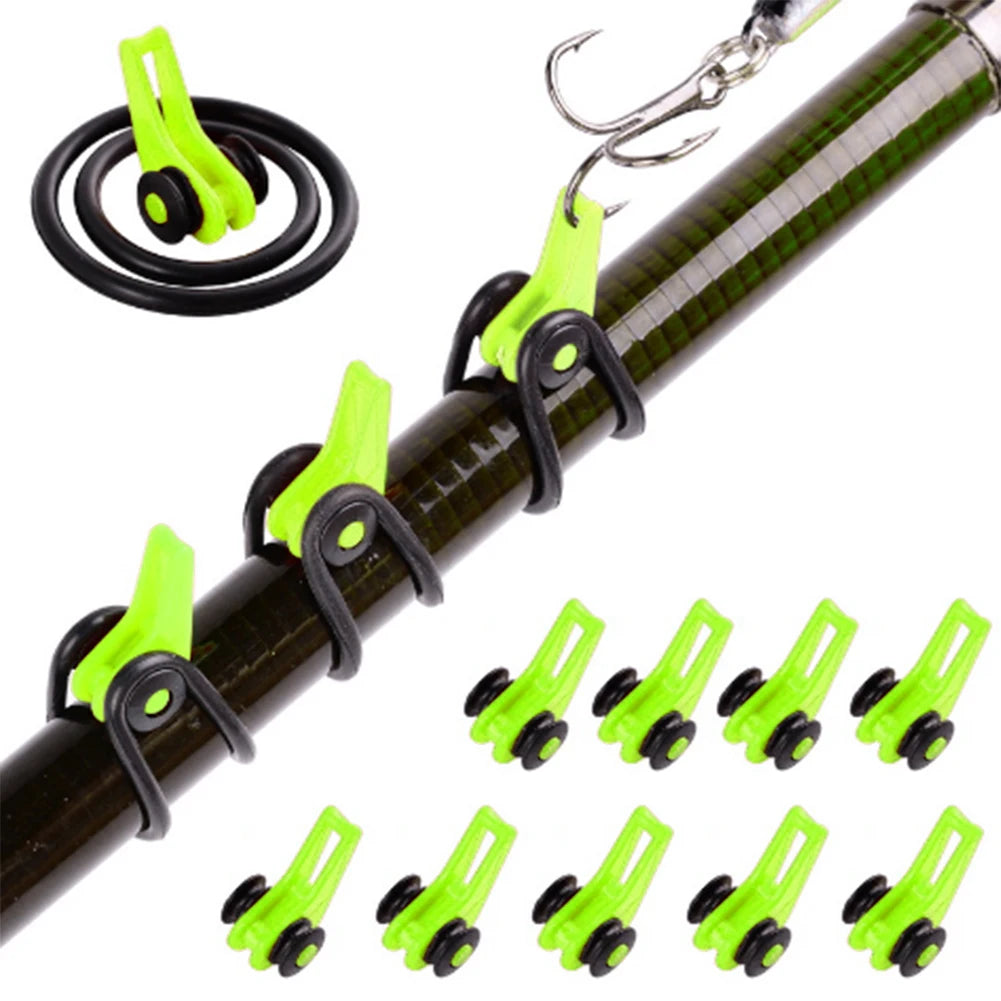 Shunmaii Plastic Fishing Hook Keeper Holder 10 Pieces