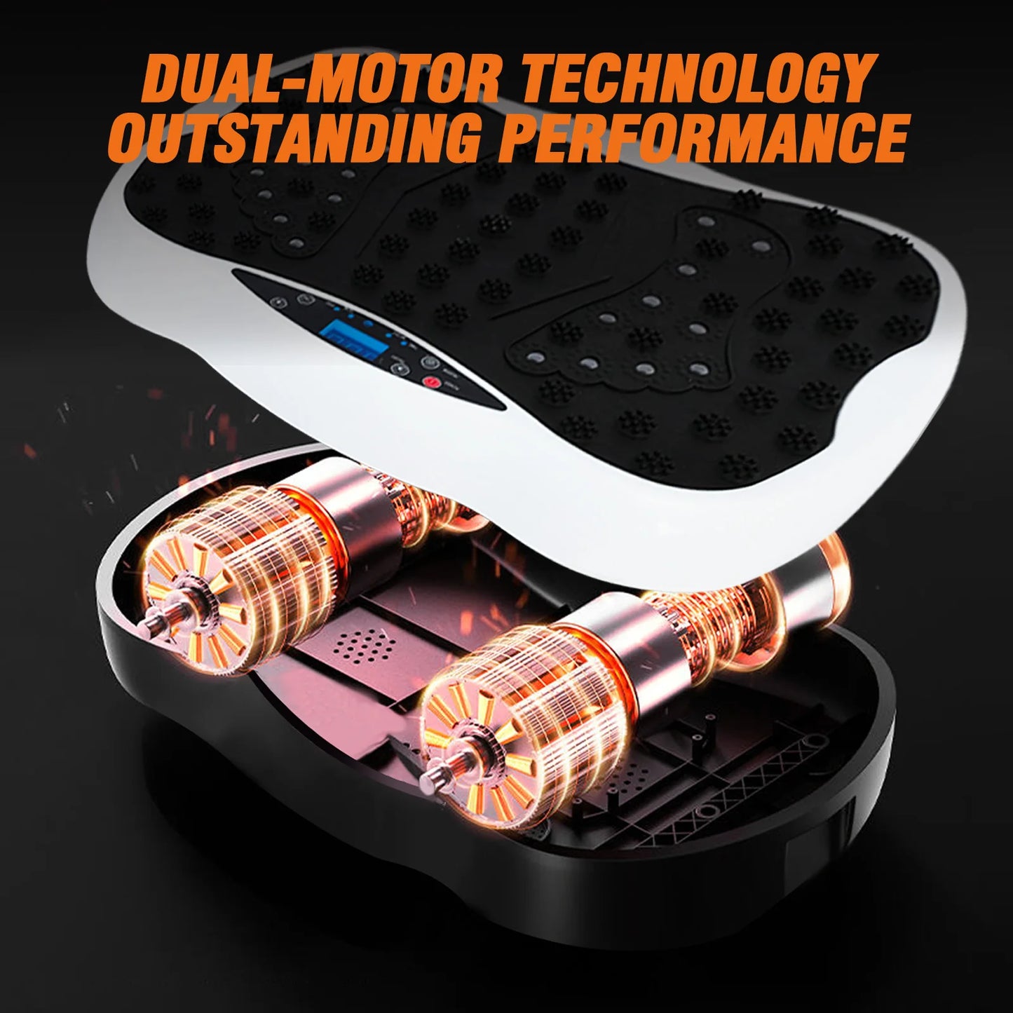 Full Body Vibration Plate Exercise Machine With Bands