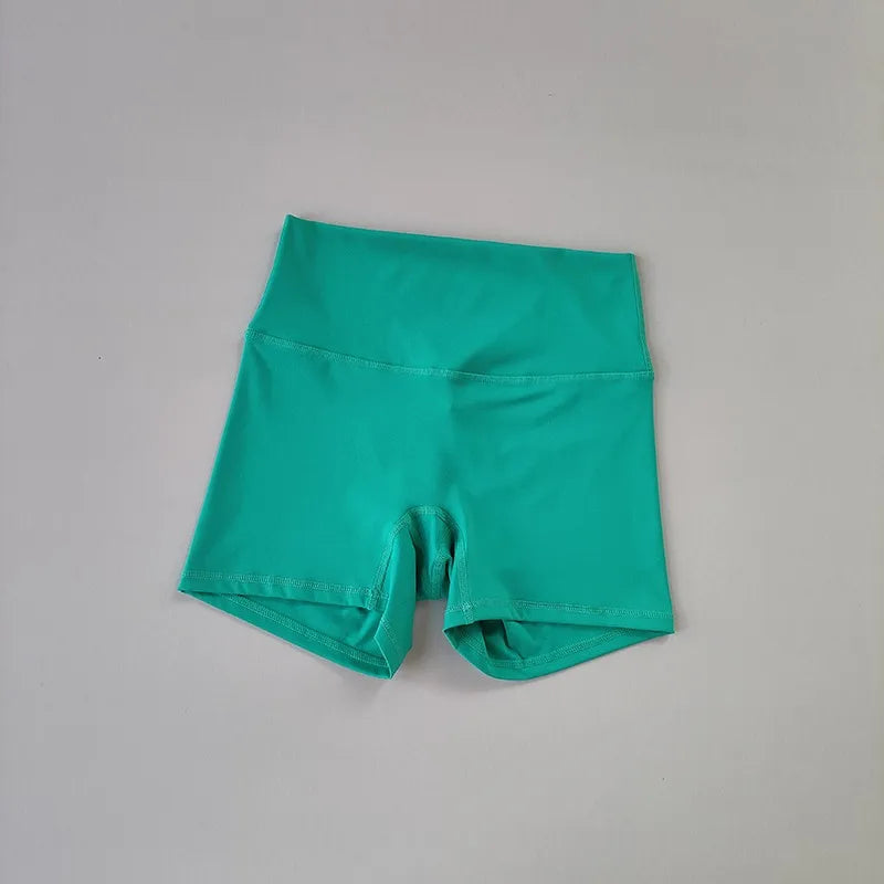 Women Yoga Shorts Breathable High Waist Fitness Running Cycling Gym