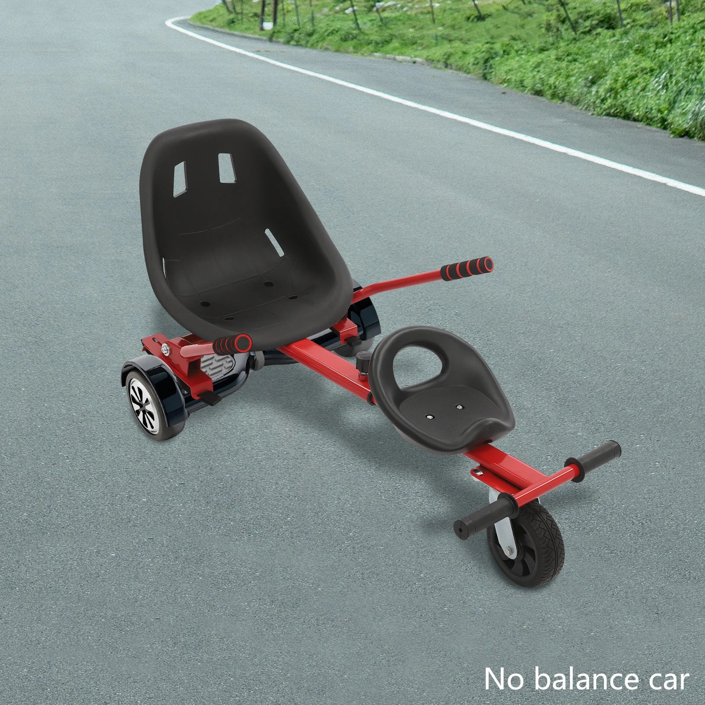 Adjustable Hoverboard Double Seat Attachment For Two Riders Outdoor Use