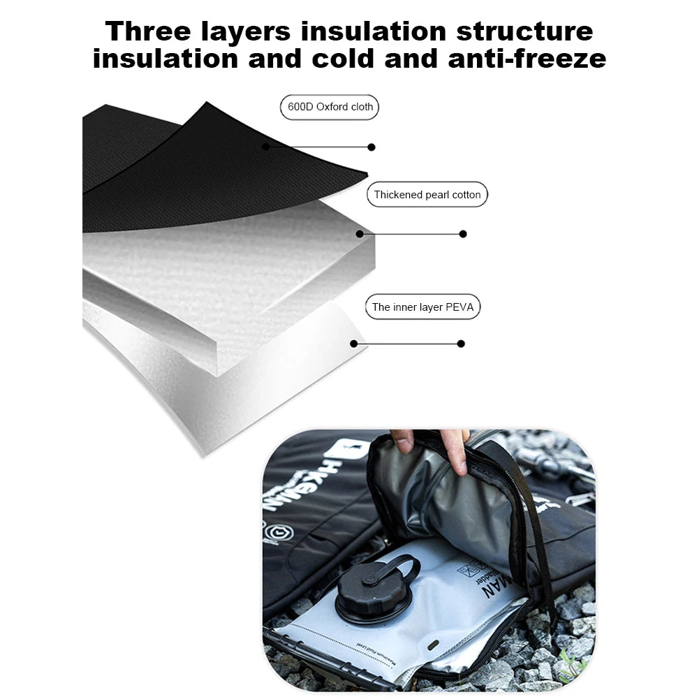 Insulated Cooler Bag For Hydration Bladders While Hiking