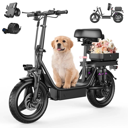 UPlee GQ8 Folding Electric Bike 250W Peak Motor 48V Battery