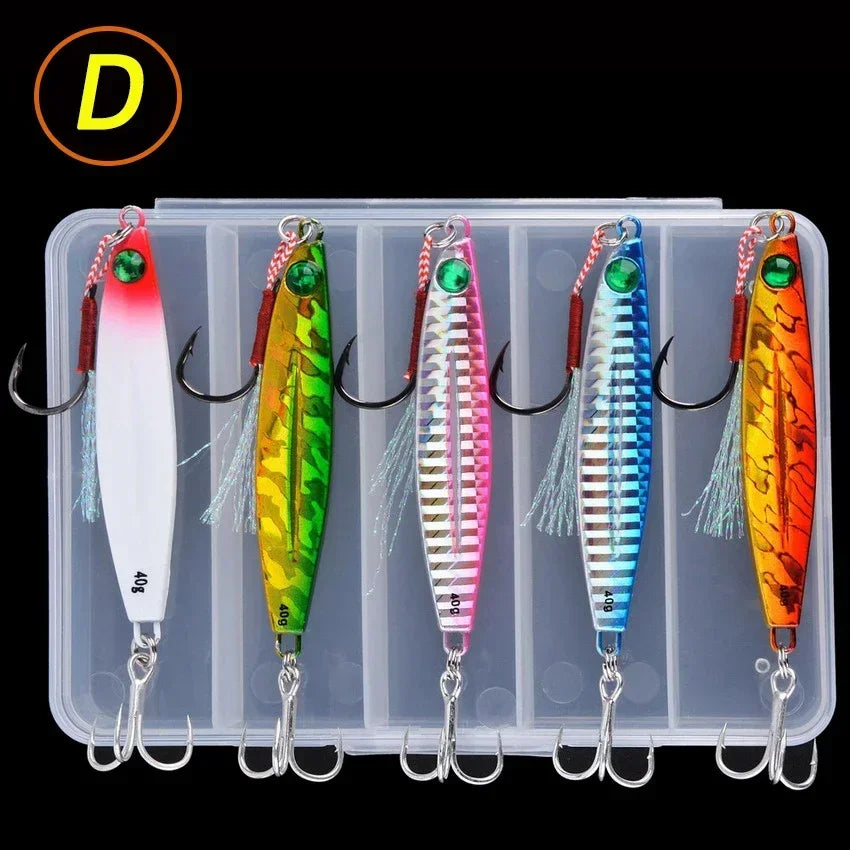 Super Quatity Metal Jig Fishing Lure Set
