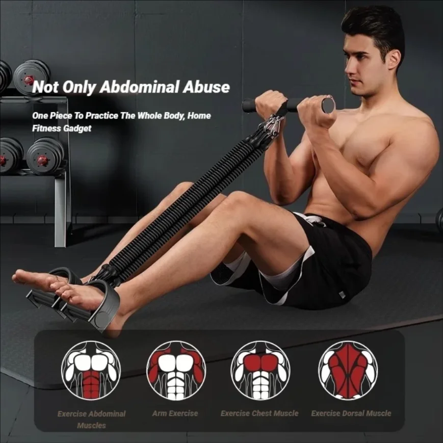 Men's Pedal Exerciser Tensioner For Waist And Abdomen Home Workout