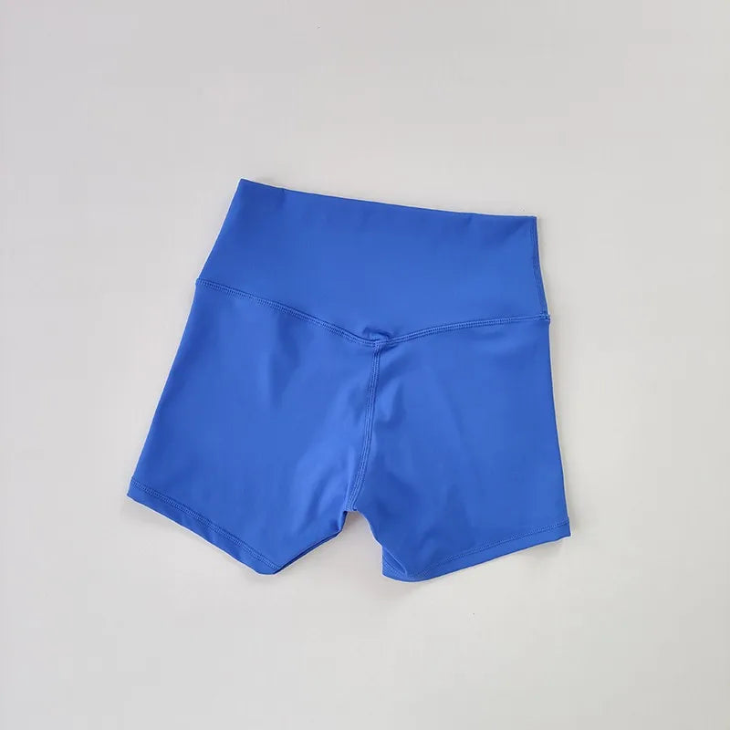 Women Yoga Shorts Breathable High Waist Fitness Running Cycling Gym