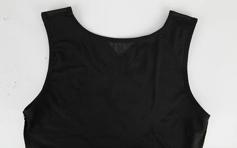 LALAMELONCN Mens Mesh Compression Vest Shapewear Tank Top