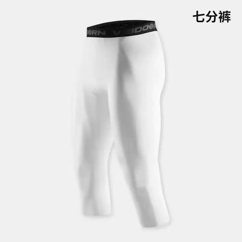 Fujian Mens Compression Pants Tights Baselayer For Running