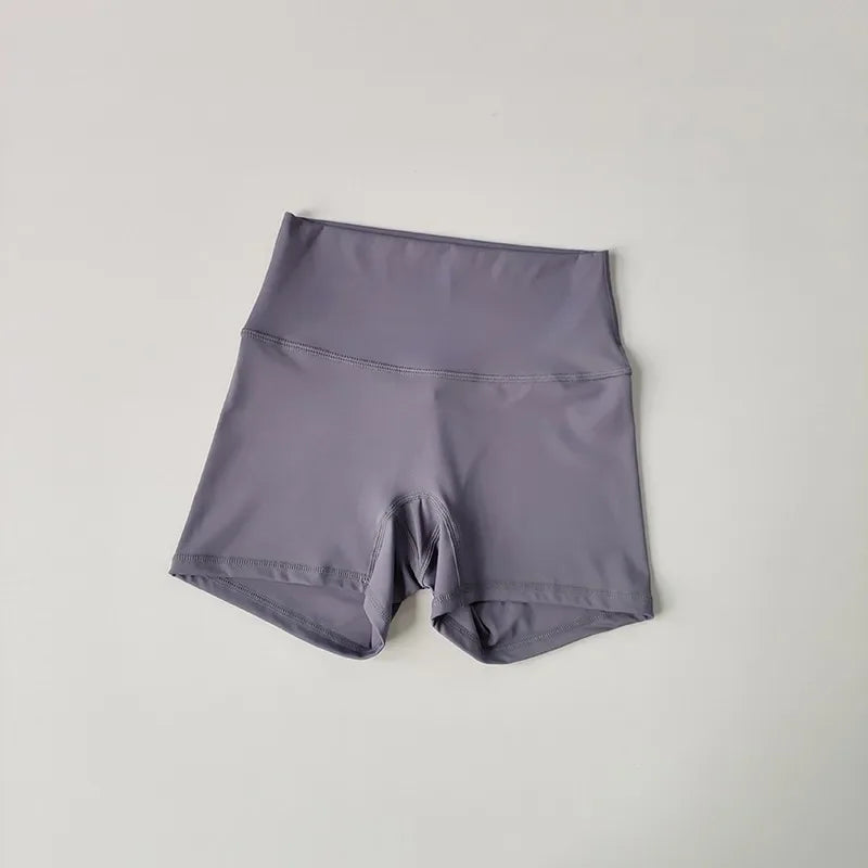 Women Yoga Shorts Breathable High Waist Fitness Running Cycling Gym