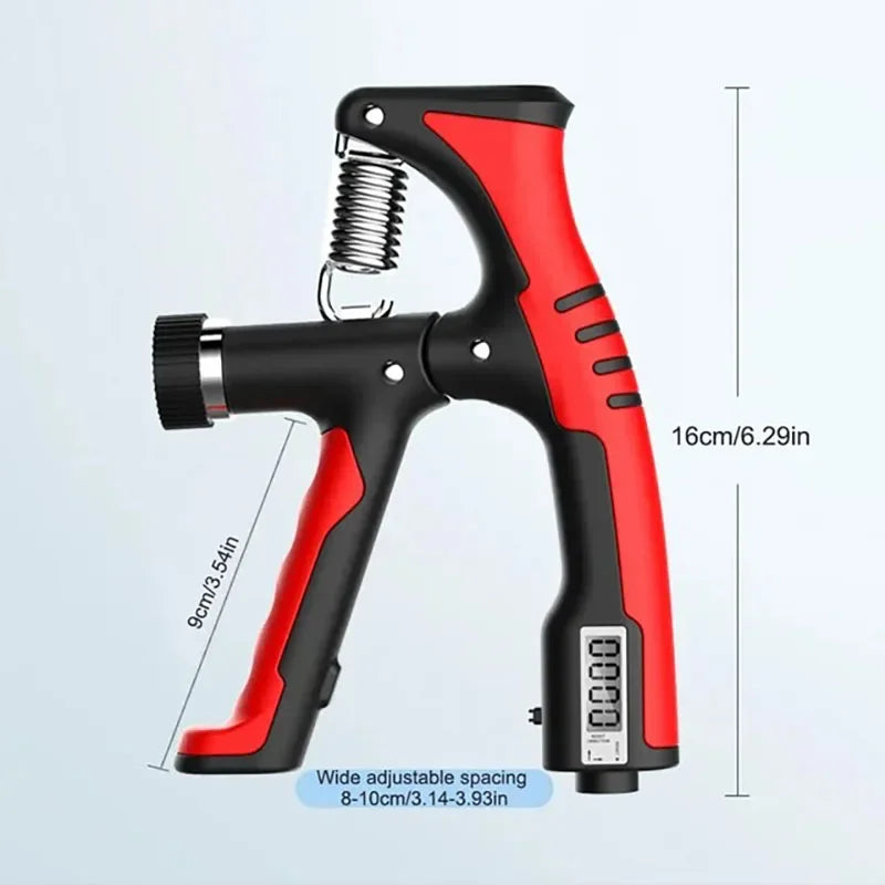 Adjustable Portable Electronic Counting Timing Grip 10-120KG Professional Hand Therapy Strength Muscle Training Wrists Boxing