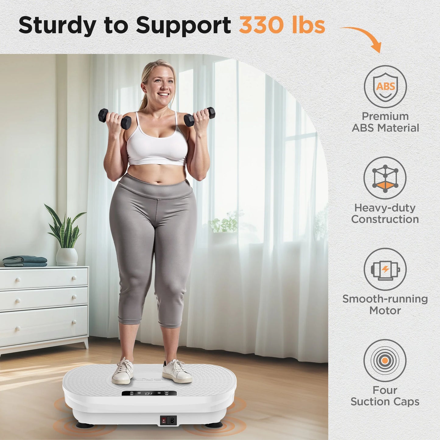 Feierdun Vibration Plate Exercise Machine For Weight Loss Toning