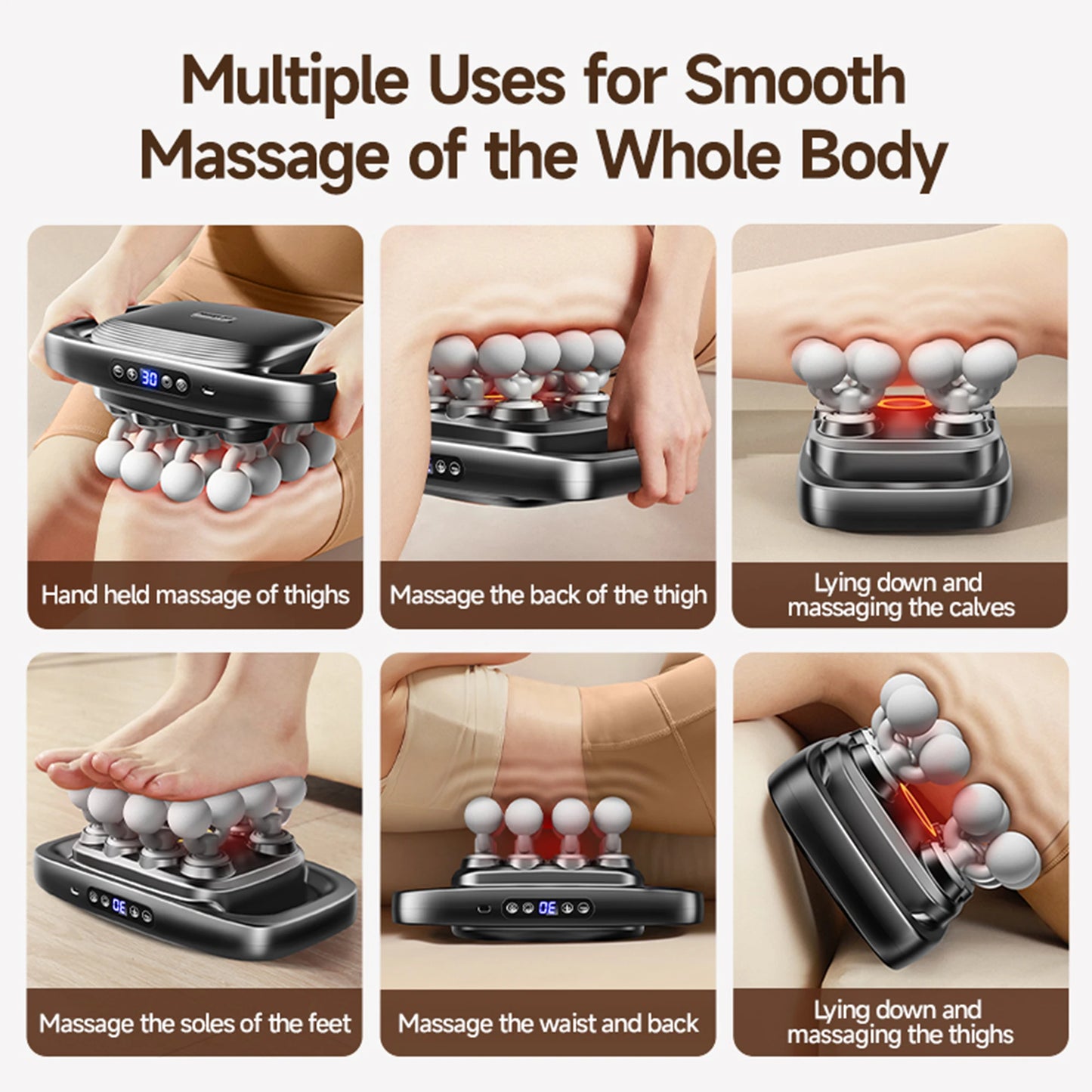 Deep Tissue Massage Gun Set for Back Shoulders Legs Recovery 16 Heads