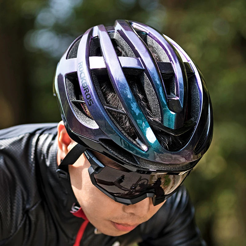 ROCKBROSC Bicycle Helmet Ultralight Breathable Shockproof For Road Cycling